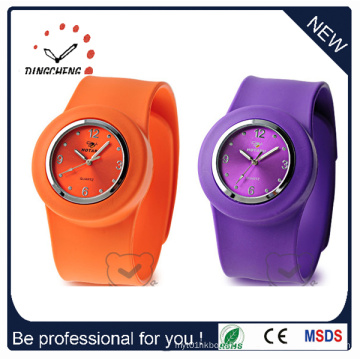 Montre de poignet de bande de silicone de quartz d&#39;adulte de mouvement de Janpan (DC-093)